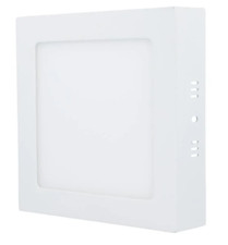 LED Panel 12W Neutral White 4500K Square Surface Exposed Fitting 6 11/16x6