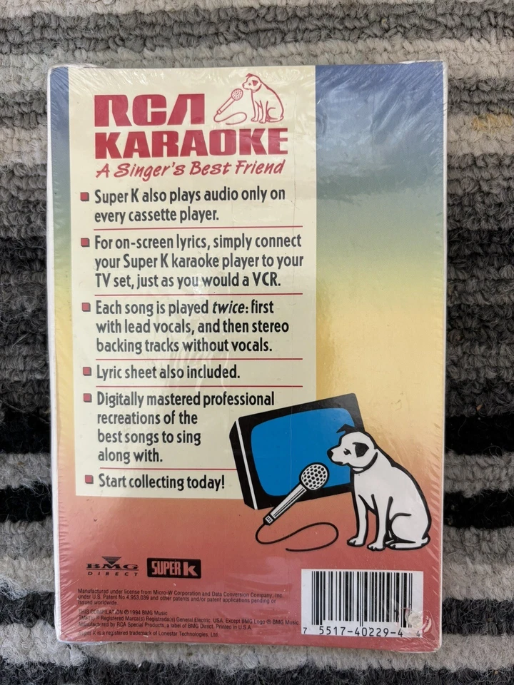 RCA Karaoke Super K Lyrics Cassette. Sing In The Style Of The Judds New (B) - Image 2 of 2