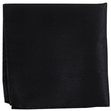 New men's polyester black glitter hankie pocket square formal wedding prom party