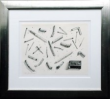 Zigaretten Tusche 1977 Michaela Krinner 1915-2006 Ausstellung Stilleben Rauchen