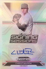 2021 Prizm Draft Picks Signing Sessions Silver  Prizm #SS-CR Christian Roa  Auto