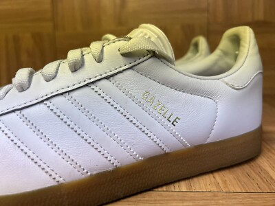 RARE? Adidas Gazelle White Gum Originals BD7479 Sneakers 