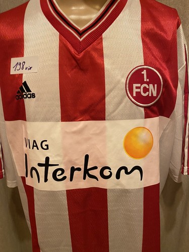 1.FC Nürnberg Adidas Heim Trikot 1998/99 "Viag Interkom" + Nr.7 Wiesinger Gr.XL - Bild 5 von 12