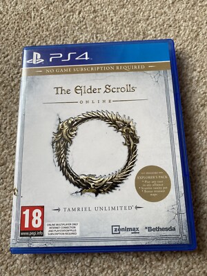 The Elder Scrolls Online Tamriel Unlimited (Sony PlayStation 4 PS4 ...