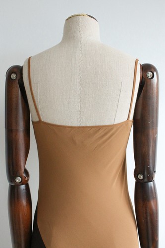 Gucci by Tom Ford Spring/Summer 1997 Caramel Black Slip Dress - Picture 7 of 17