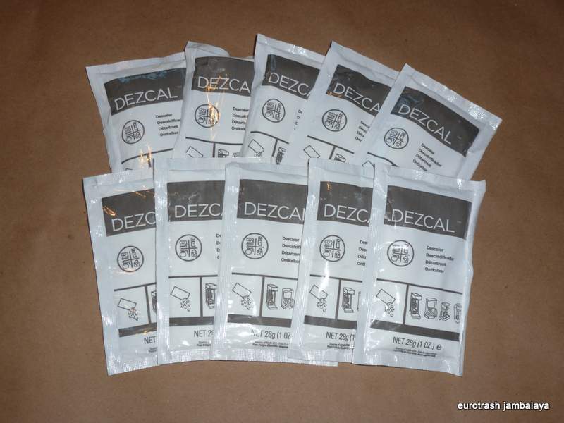 & Espresso Descaler 10 Packets Breville Senseo Melitta