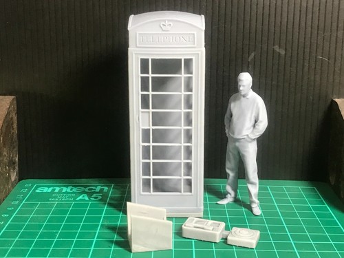 Modelllandschaft G-Maßstab - BT Telefonbox K6 Version - sehr passend für GN15 - Bild 5 von 5