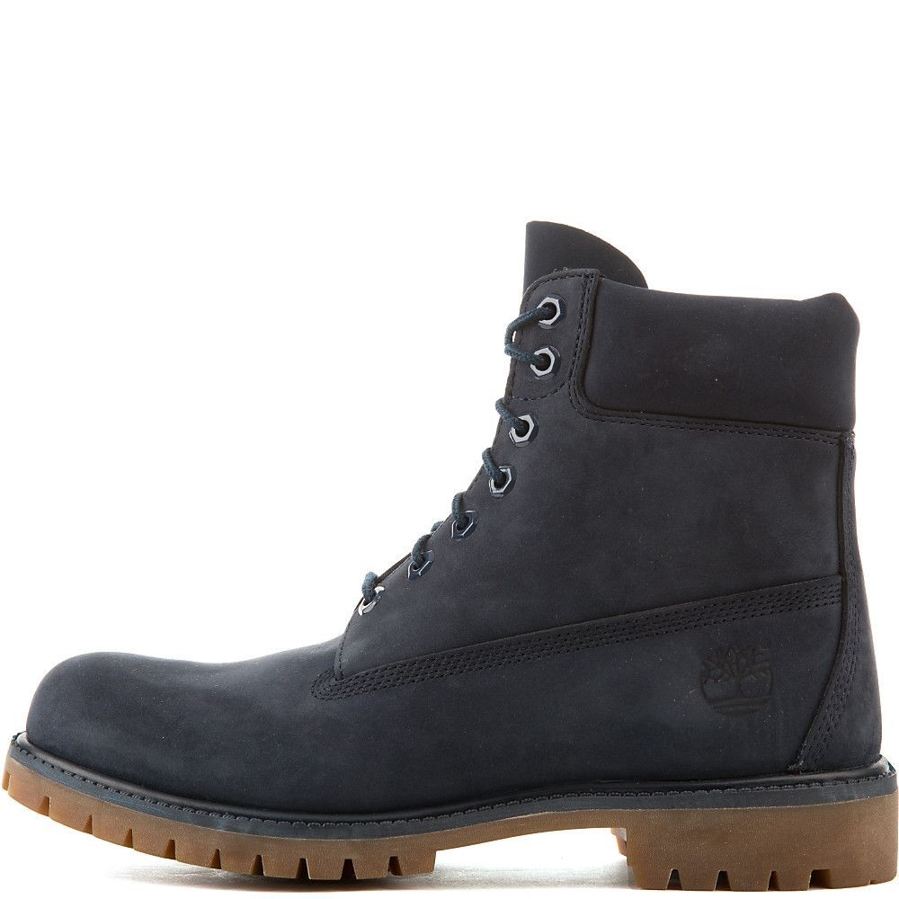 Men's Timberland 6 In. Premium Boot Medium Blue Nubuck (TB06718B