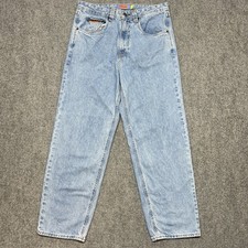 Empyre Jeans Men's Size 32 X 29 Light Blue Loose Baggy Skater Pants High Waist