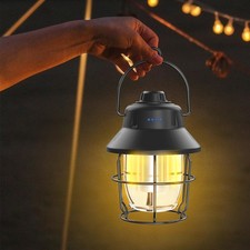 Rechargeable LED Camping Lantern, Mini Retro Portable Waterproof Lantern, 100...