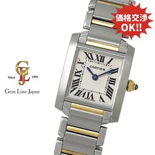 Used Cartier Tank Francaise SM W51007Q4 YG SS Women s Quartz Watch from JAPAN