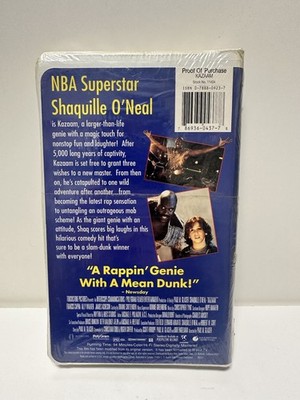 Kazaam Shaq Sealed VHS | eBay