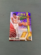 2019-20 Panini Donruss Optic - Express Lane Trae Young #17 Purple Prizm