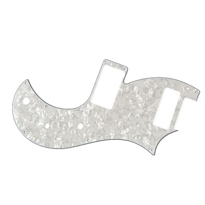 PRS S2 Vela Pickguard, 3-Ply, Pearloid/Black/White