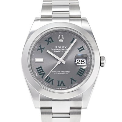 Rolex Datejust 126300 Stainless Steel 41.0mm Green Dial Automatic #YKW1158