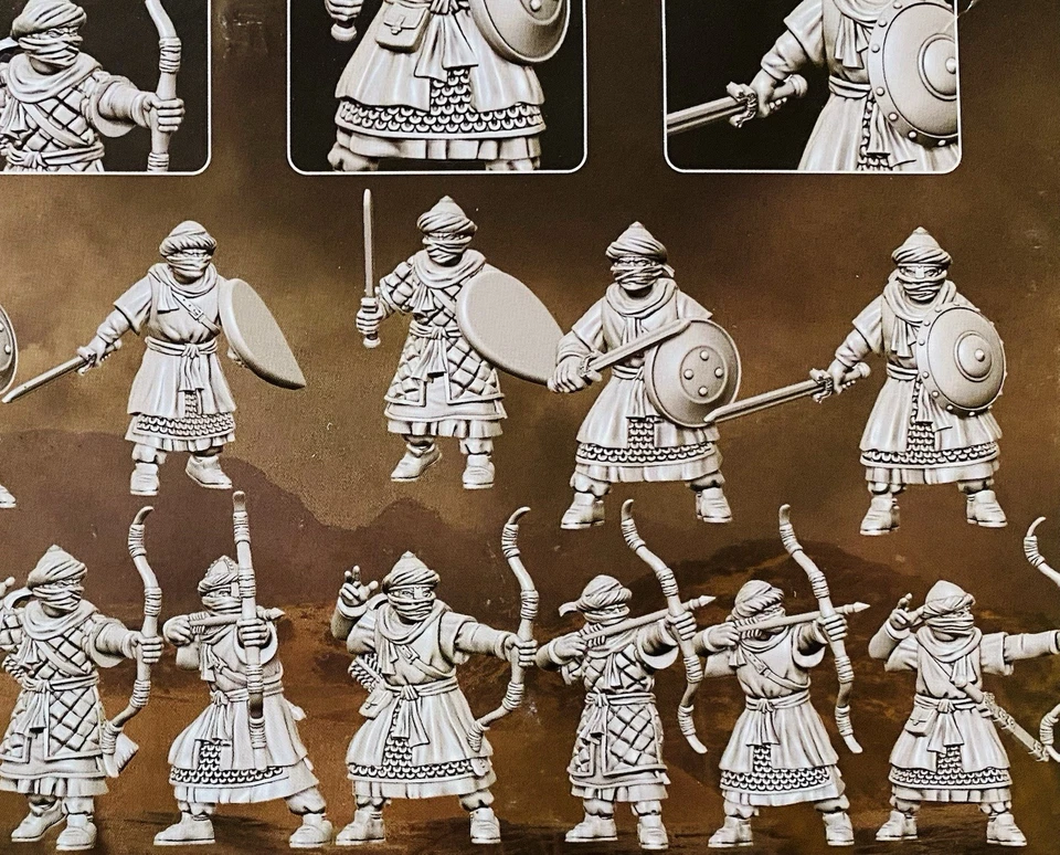 Infantería bereber Deus Vult nueva • One Sprue • 6 miniaturas • Fireforge Frostgrave Foto 3 de 4