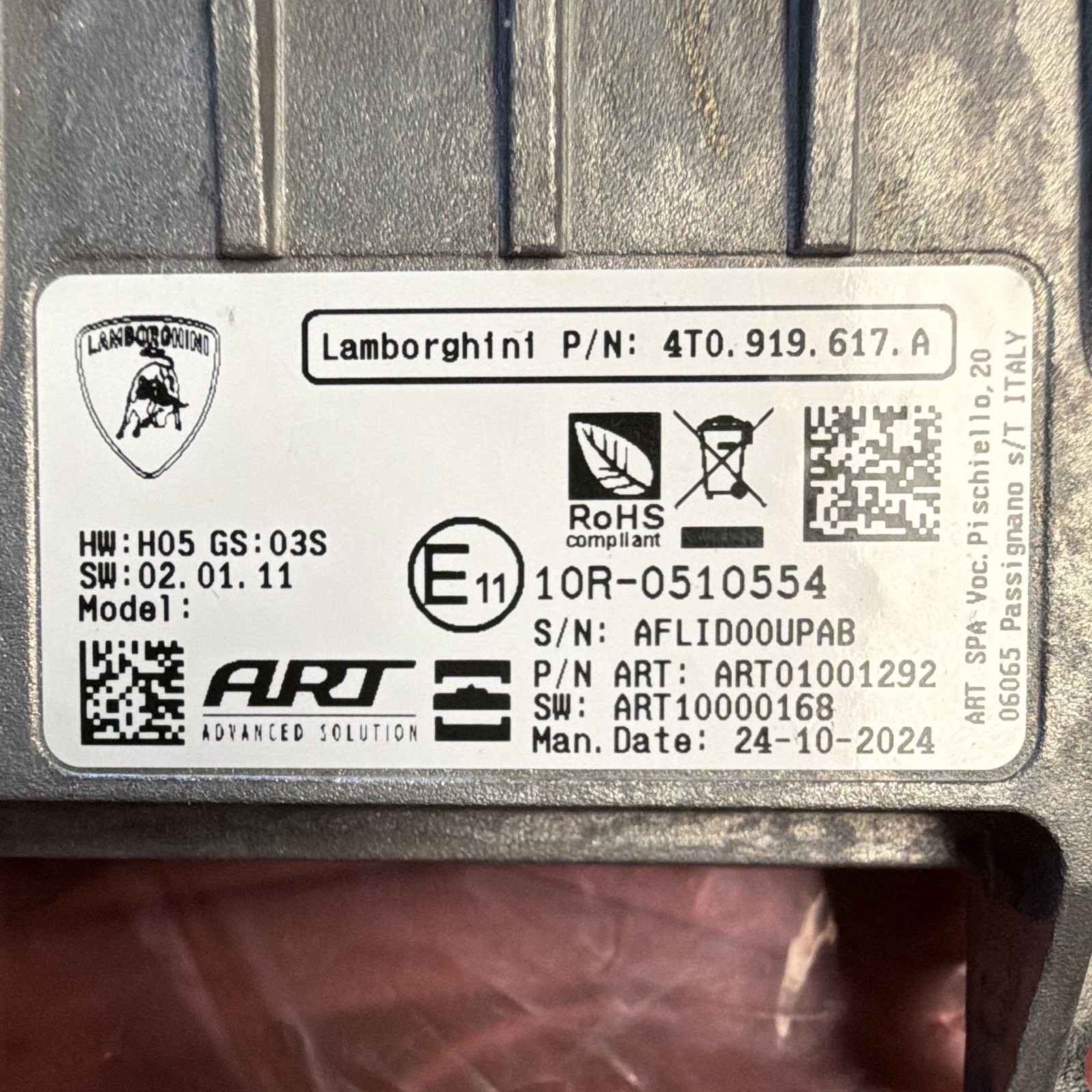 Lamborghini Huracan OEM Display Screen Assembly