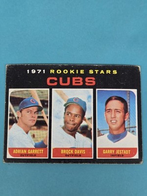 1971 Topps RC #576 Garrett / Brock Davis Chicago Cubs BASEBALL Card 9K