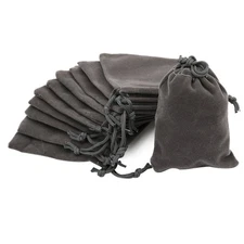 10 Pack Velvet Drawstring Bags Jewelry Pouches for Christmas Wedding Birthday