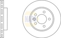 2X Napa Bremsscheibe BelüFtet Ø303Mm FüR VW Amarok 2H_ S1B 2HA 2HB S6B