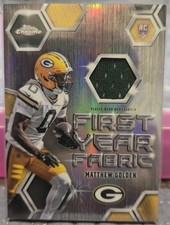 2025 Topps Chrome First Year Fabric Matthew Golden #FYF-MG