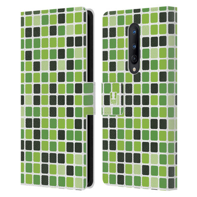 HEAD CASE DESIGNS MOSAIC TILES LEATHER BOOK WALLET CASE COVER FOR ONEPLUS PHONES
