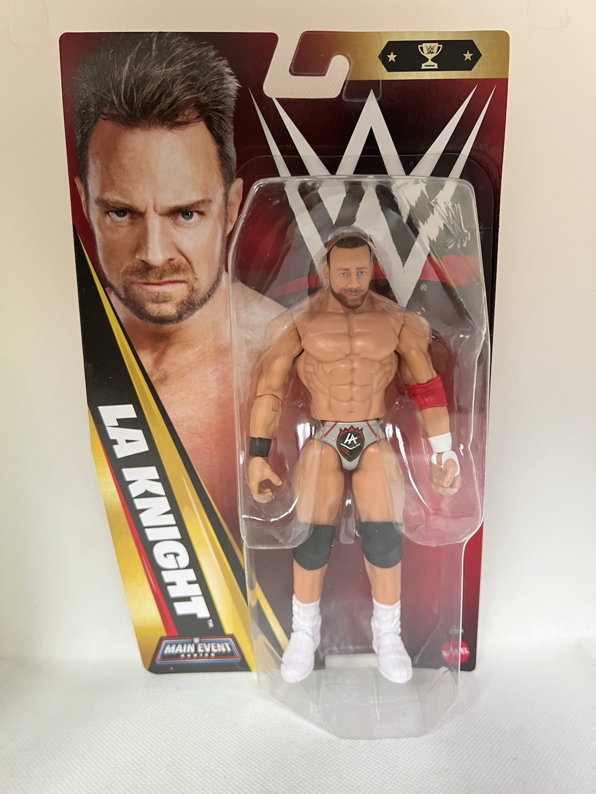 WWE LA Knight Action Figure Main Event Top Picks Basic 2026 Wave NEW UK Yeah