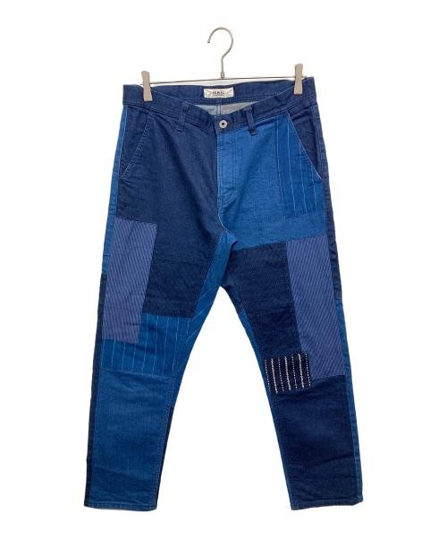 FDMTL                    Patchwork denim pants In… - image 1