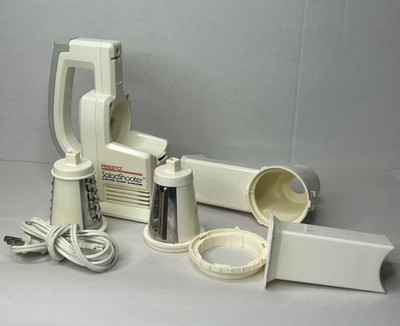 Presto Salad Shooter 0291001 Electric Slicer Shredder - Complete Tested