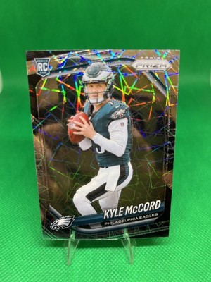 2025 Prizm Lazer Kyle McCord RC Philadelphia Eagles #377