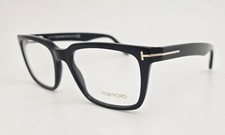 Tom Ford Eyeglasses NEW TF 5304 Color 001 Black Size 54 Square Men's Authentic