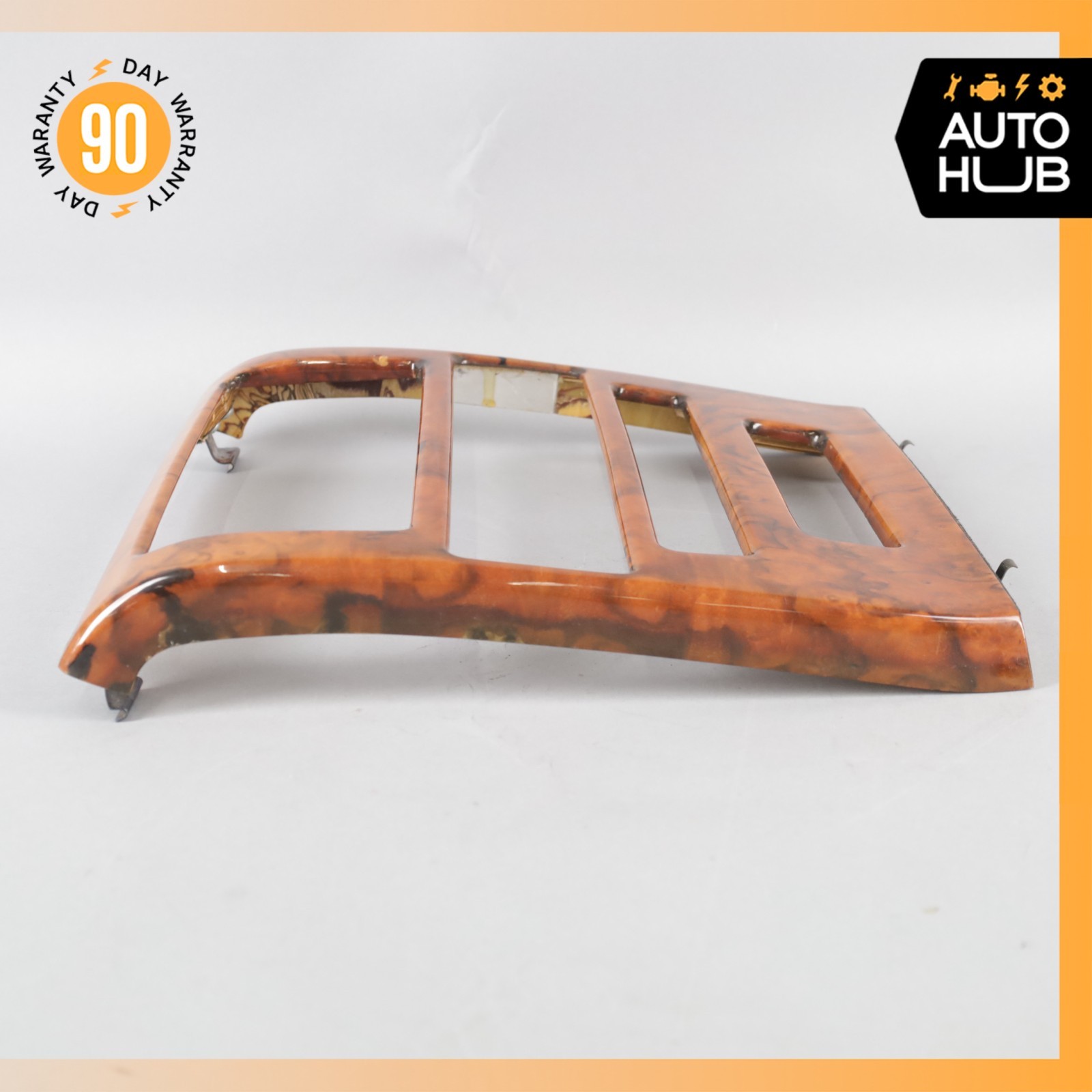 99-02 Rolls Royce Silver Seraph Center Console Climate Trim Panel Wood OEM