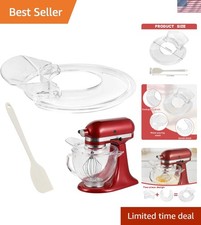 Kitchen-Aid Pouring Shield for 4.5-5 Quart Mixers with Silicone Scraper - No ...