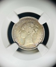 Great Britain 1886 3 Pence NGC MS62 Maundy, Queen Victoria Young Head Left~V