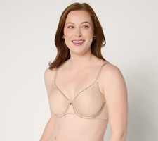Breezies Featherlite Breathe Underwire T-Shirt Bra Sunbeige B/34 New