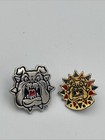 2 Fresno State Bulldogs Pins Rare Vtg 1989 University Logo Ncaa Pins A10