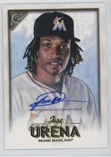 2018 Topps Gallery Auto Jose Urena #82 Auto 1t0h