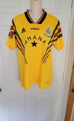 GHANA 2022 FIFA WORLDCUP Adidas Jersey XL Black Star Football