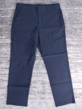 Weatherproof Vintage Men's Pants 34 Blue Hybrid Tech Flex Waist 34x28