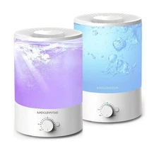 Megawise Cool Mist Humidifier | 2 Pack of 3.5L Capacity Top Ref... USA FAST SHIP