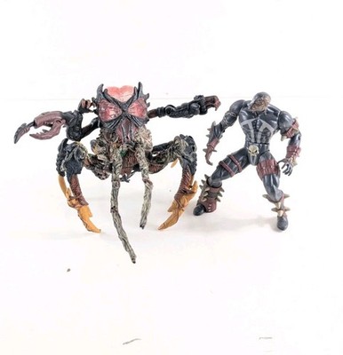 Vintage Spawn Action Figures Exo Skeleton Manga Clown Lot Of 2