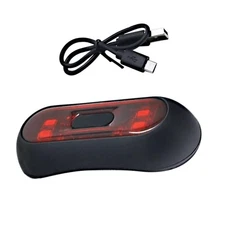 Waterproof Motorcycle Rear LED Helmet Light USB Rechargeable Light Accessories