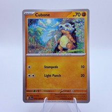 Pokemon Card TCG Cubone 076/159 Sv09: Journey Together Regular Card TCG
