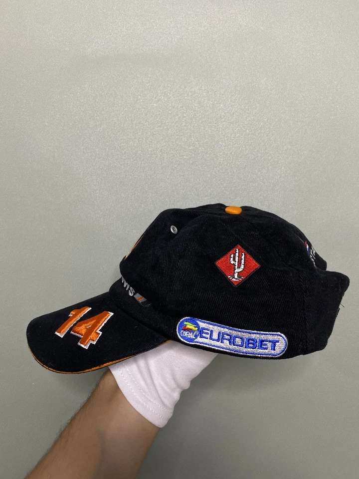 Orange Arrows A21 F1 Team # 14 Jos Verstappen Cap Official Footwork Vintage - Image 3 of 4