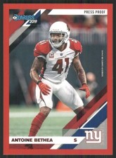 2019 Donruss Press Proof Red #13 Antoine Bethea New York Giants 511