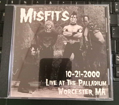Misfits Live at the Palladium Worcester, MA 10-21-2000 Live CD Punk Rock