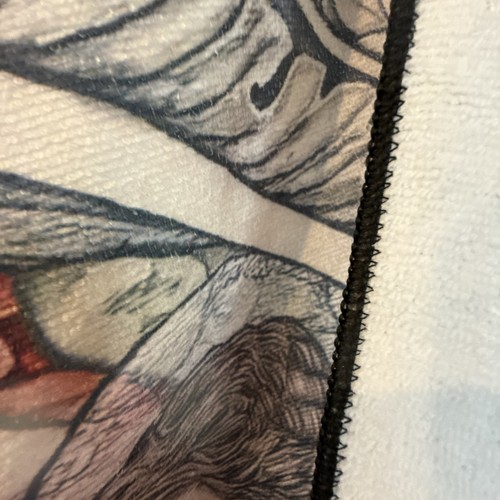 Wunderschöner Heiliger Gral Wandteppich Viktorianisch Mittelalter Wiederbelebung auf Mikrofaser Textil - Bild 8 von 8