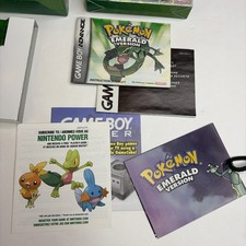 CLEAN Big Box Edition Pokemon Emerald Version Nintendo Game Boy Advance Complete
