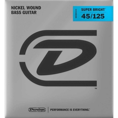 Dunlop Bass Super Bright Nickel Saitensatz 5-String E-Bass 045-125 | Neu