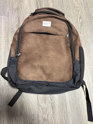 Macchu Picchu Hiram Bingham Belmond Choco Suede Bookbag Backpack